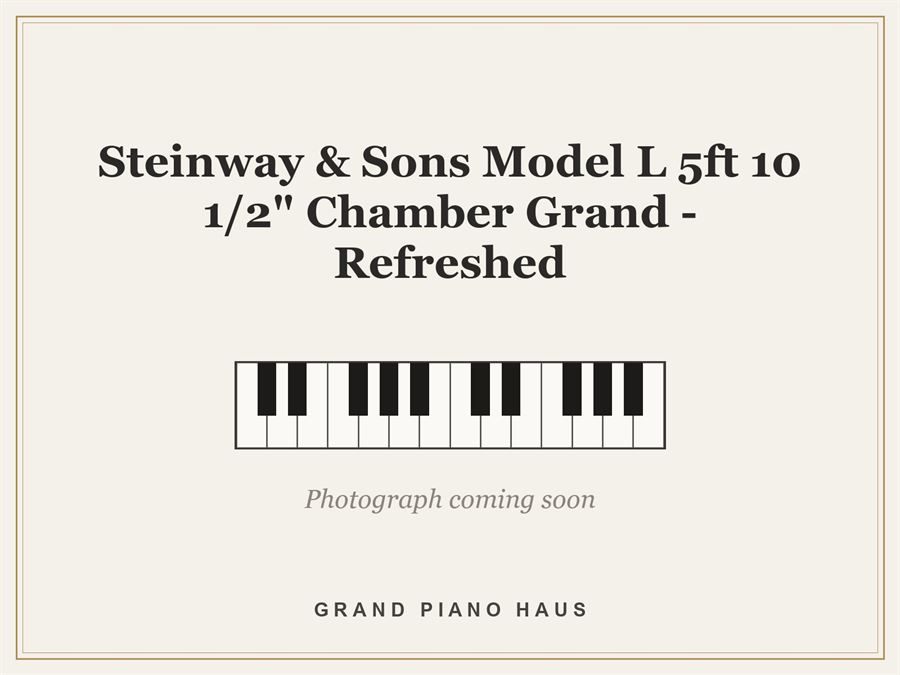 Steinway & Sons Model L 5ft 10 1/2" Chamber Grand - Refreshed