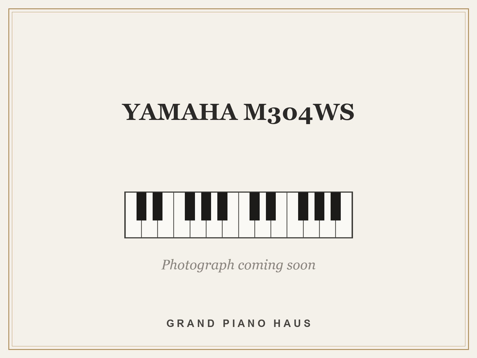 YAMAHA M304WS