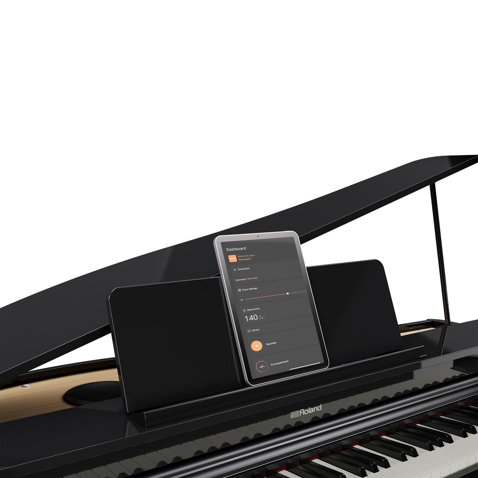 Roland Digital Grand Piano - Polished Ebony