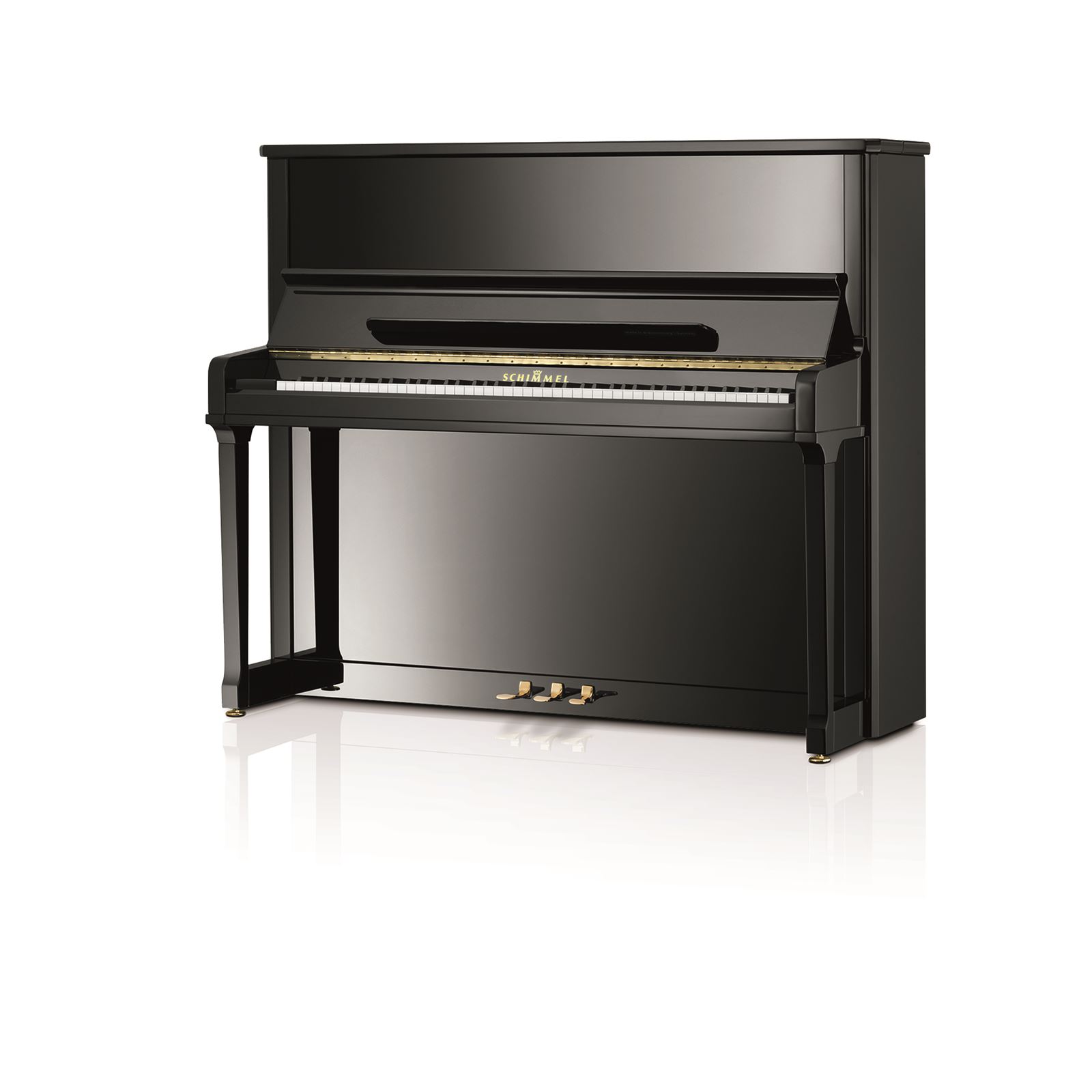 Schimmel Classic C130-TEP Upright Piano - Polished Ebony