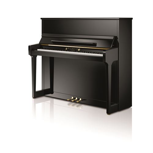 Wilhelm Schimmel W123-TEP Upright Piano - Polished Ebony