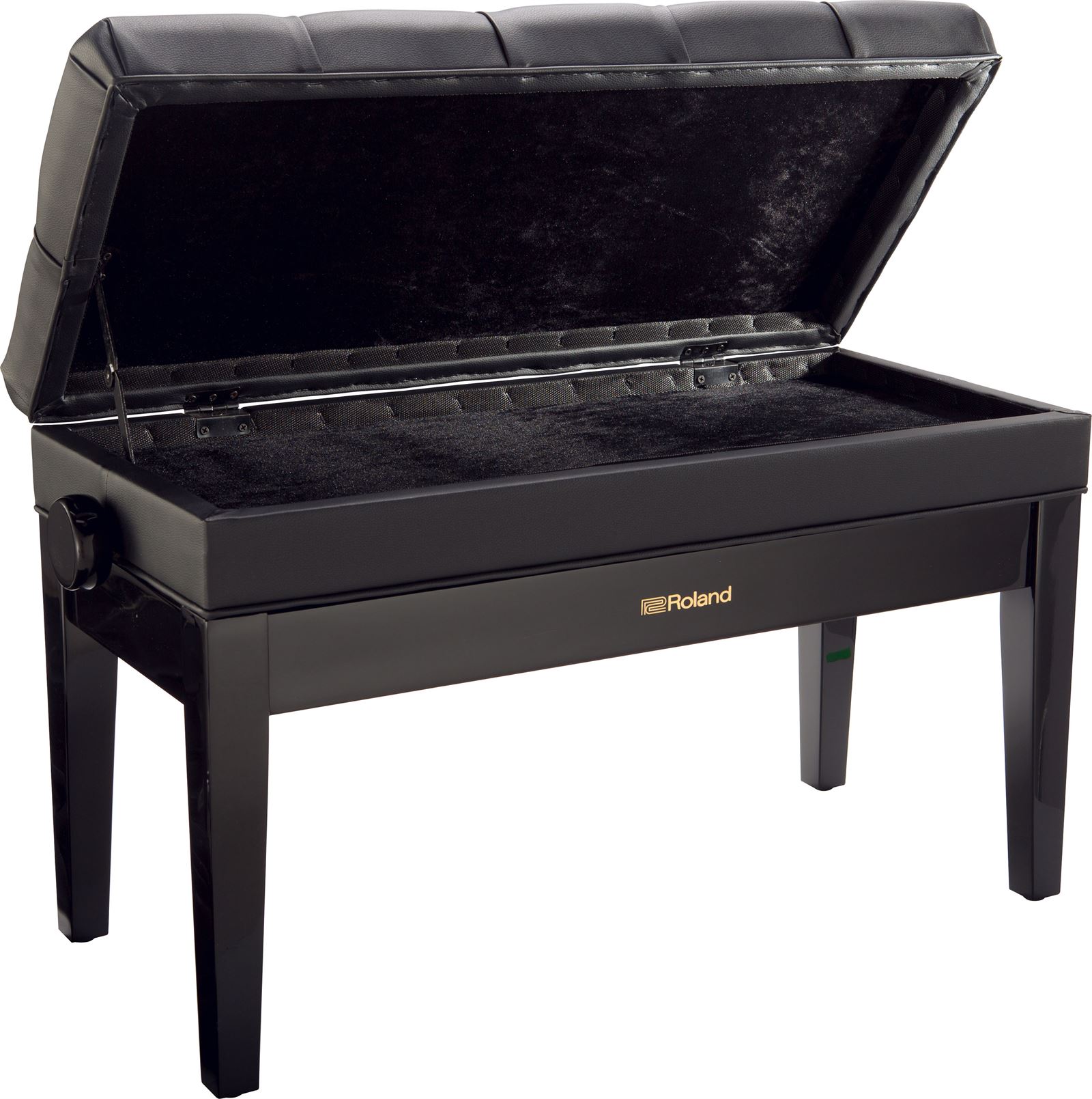 Roland Digital Height Adjustable Duet Piano Bench - Black