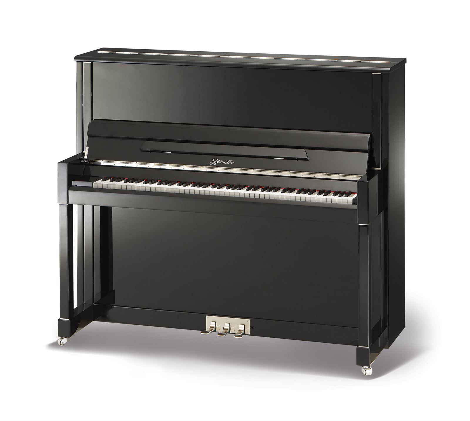 Ritmüller UHX132R-PE Upright Piano - Polished Ebony