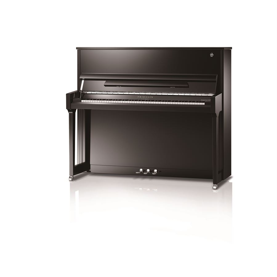 Fridolin Schimmel F130-TEP Upright Piano - Polished Ebony