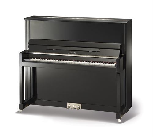 Ritmüller UHX132R-PE Upright Piano - Polished Ebony