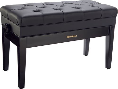 Roland Digital Height Adjustable Duet Piano Bench - Black