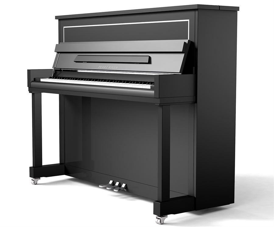 Pearl River PH1-PE Upright Piano - Polished Ebony