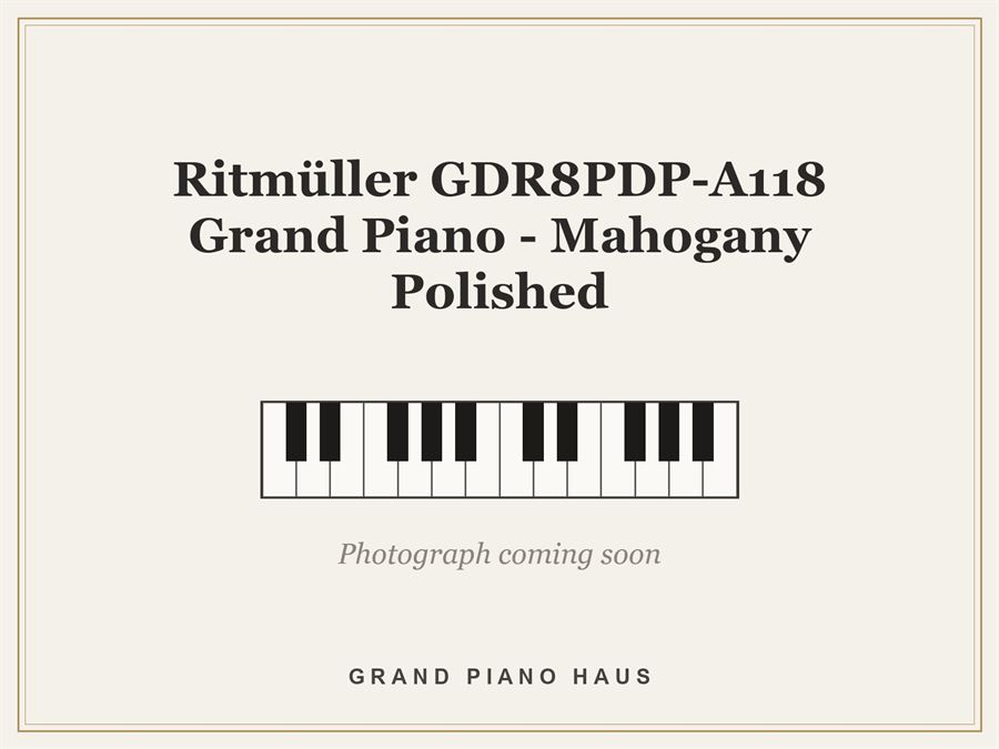 Ritmüller GDR8PDP-A118 Grand Piano - Mahogany Polished