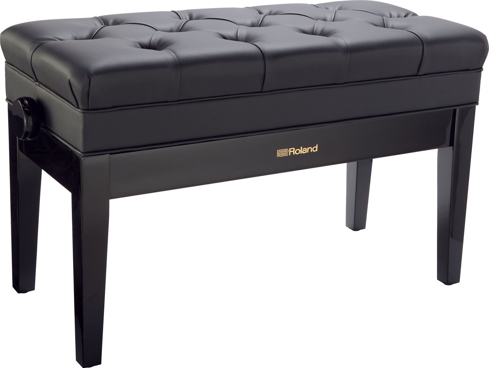 Roland Digital Height Adjustable Duet Piano Bench - Black