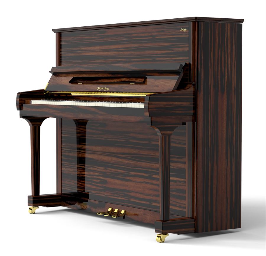 Kayserburg KA2XT-SLE Artist Upright Piano - Rose Gold Sandalwood