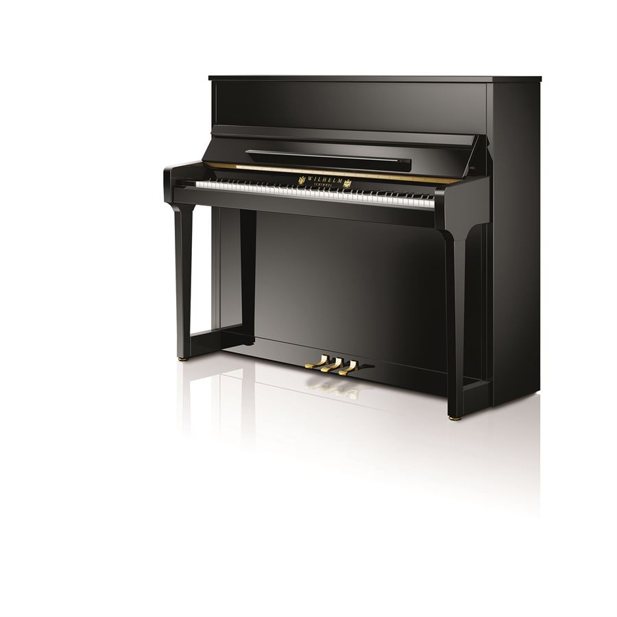Wilhelm Schimmel W118-TEP Upright Piano - Polished Ebony