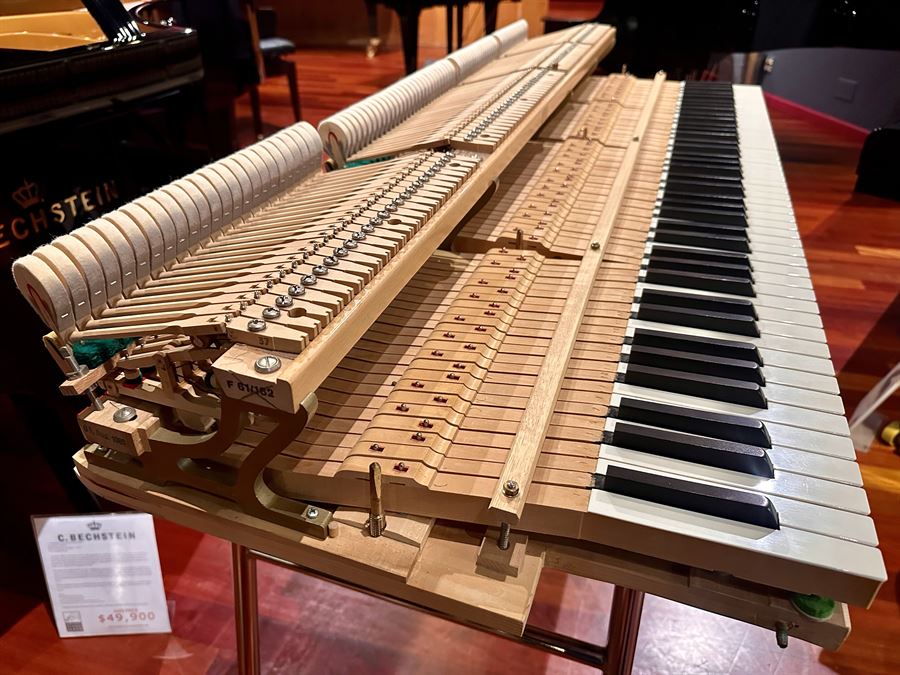 Grotrian-Steinweg 223 7'3" Semi-Concert Grand Piano – Restored – Ivory c.1985