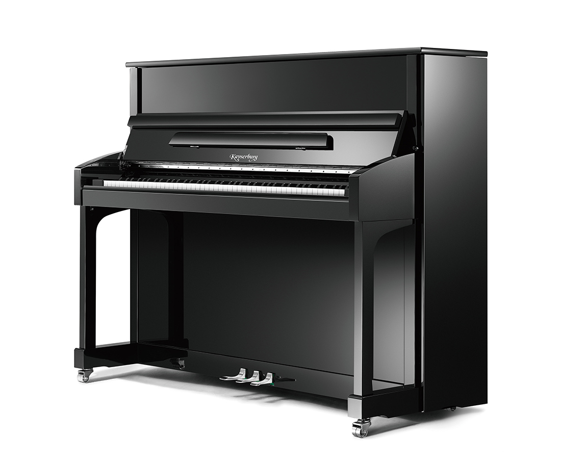 Kayserburg KA3X-PE Artist Upright Piano - Polished Ebony