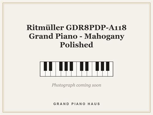 Ritmüller GDR8PDP-A118 Grand Piano - Mahogany Polished
